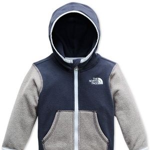 North Face Infant Glacier Zip-Up Fleece Hoodie